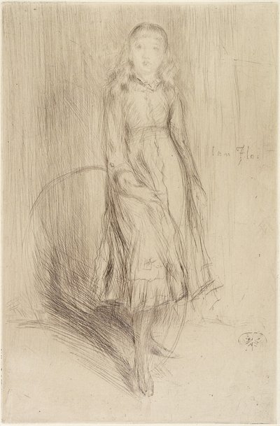 Florence Leyland, 1873 by James Abbott McNeill Whistler